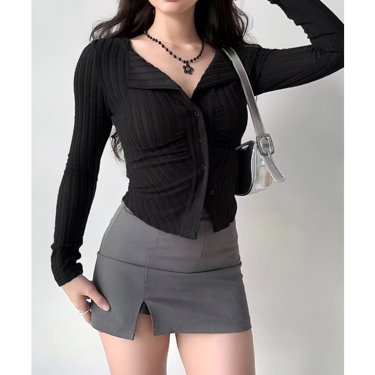 カーディガン 長袖 セクシー 秋冬韓国風 | Miniministore | 詳細画像2 