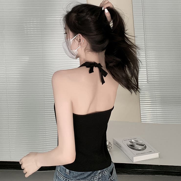 ホルターネック キャミソール ニット 夏 | Miniministore | 詳細画像9 