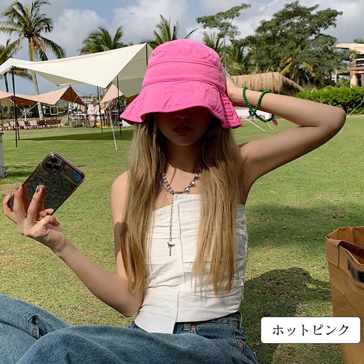 バケットハット 小顔 UV対策帽子 韓国 | Miniministore | 詳細画像8 