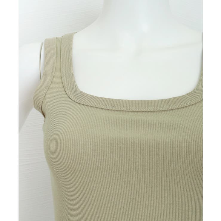 タンクトップ レディース 無地 Uネック | Miniministore | 詳細画像22 