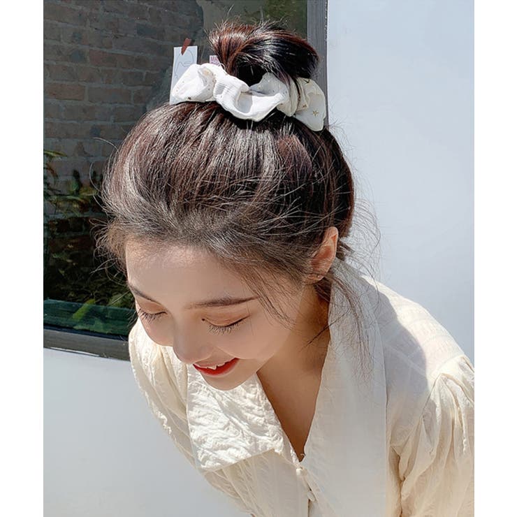 シュシュ レディース ヘアゴム 星柄 | Miniministore | 詳細画像5 