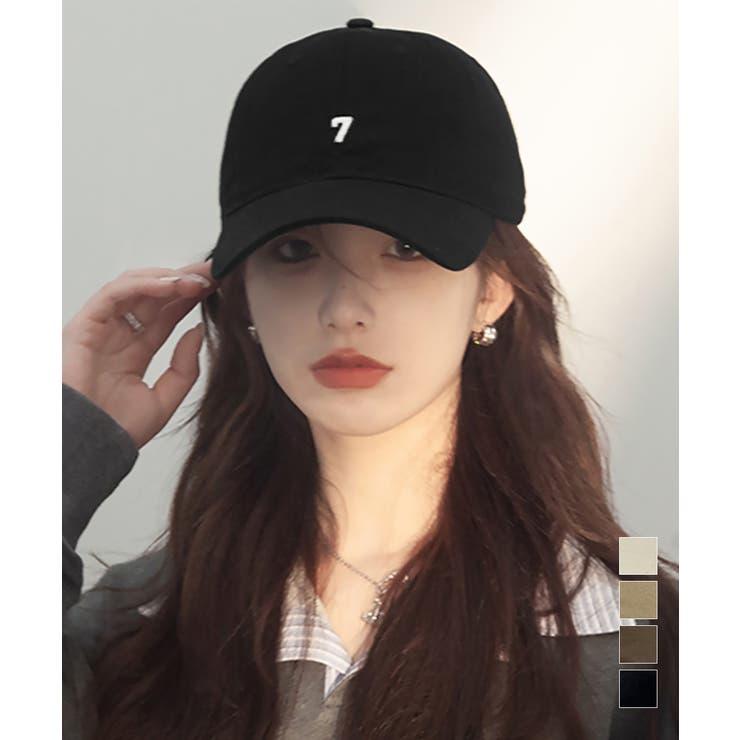 キャップ 小顔 刺しゅうロゴ 韓国風 | Miniministore | 詳細画像1
