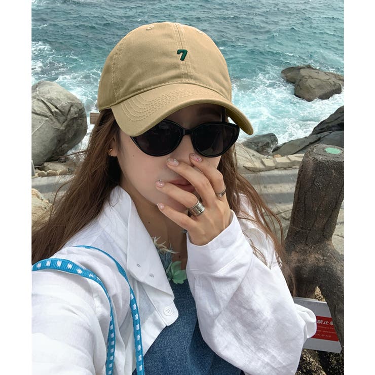 キャップ 小顔 刺しゅうロゴ 韓国風 | Miniministore | 詳細画像10