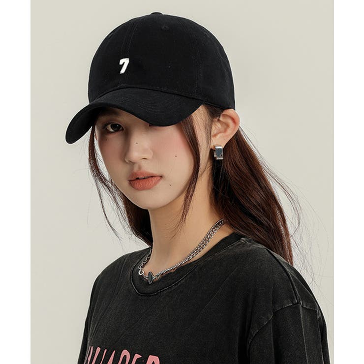 キャップ 小顔 刺しゅうロゴ 韓国風 | Miniministore | 詳細画像2