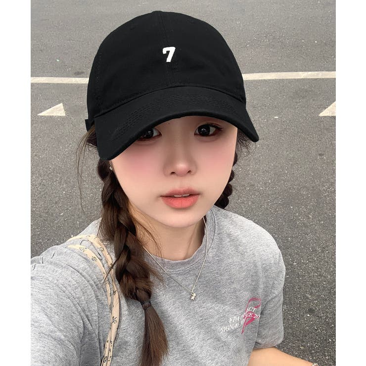 キャップ 小顔 刺しゅうロゴ 韓国風 | Miniministore | 詳細画像6