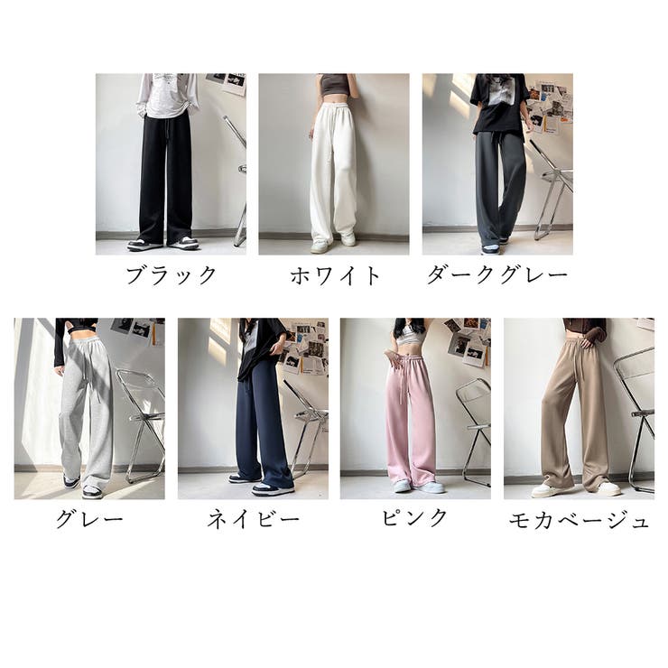 スウェットパンツ イージーパンツ 韓国[品番：II000010433
