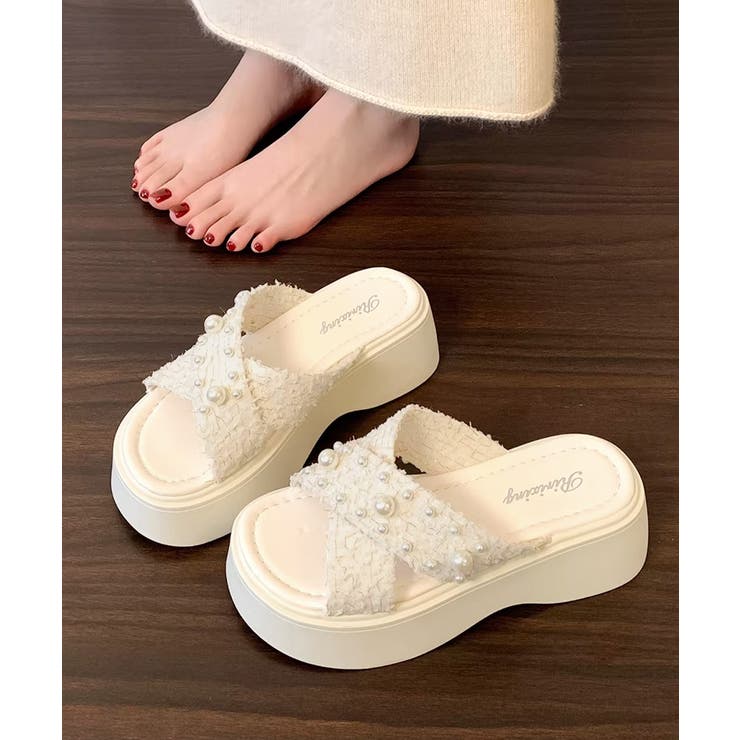 厚底サンダル クロスベルト レディース | Miniministore | 詳細画像10 