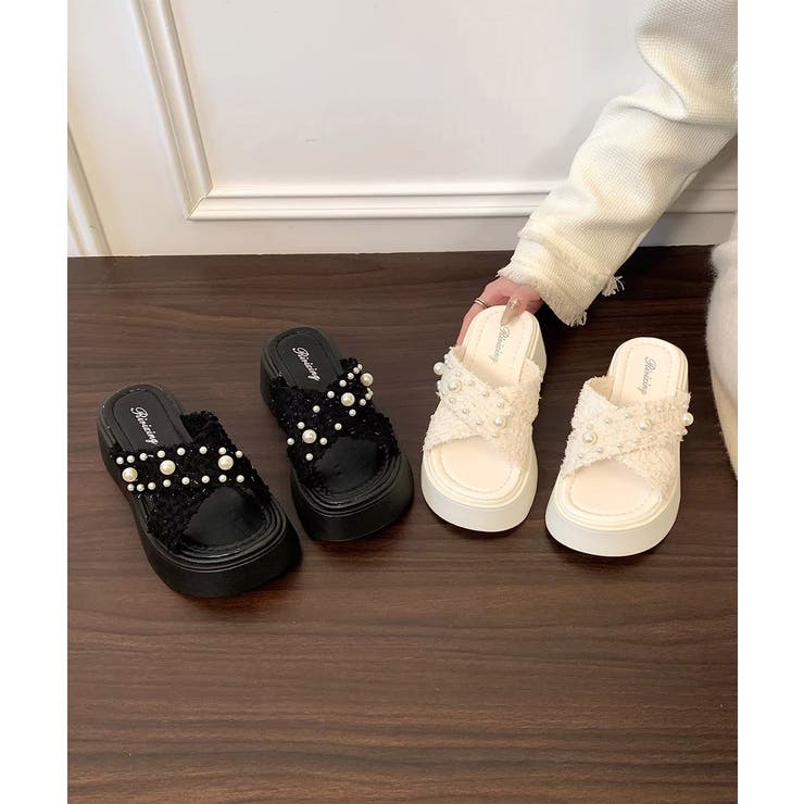 厚底サンダル クロスベルト レディース | Miniministore | 詳細画像14 