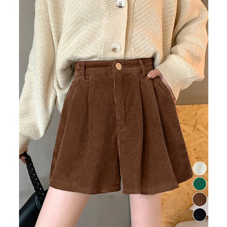 コーデュロイ ショートパンツ レディース | Miniministore | 詳細画像1 