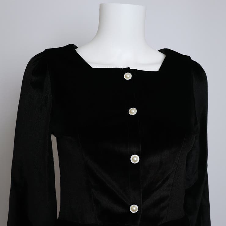 ベルベット ブラウス レディース長袖 黒 品番 Ii Miniministore ミニミニストア のレディース ファッション通販 Shoplist ショップリスト