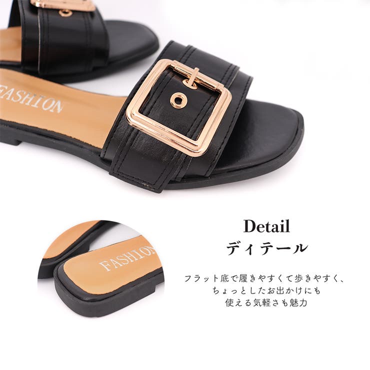 サマー 美脚 ローヒール かかとなし | Miniministore | 詳細画像13 