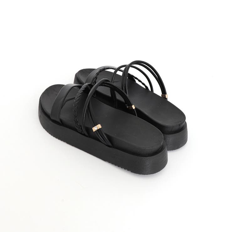 厚底サンダル レディース 編み 全2色 | Miniministore | 詳細画像11 