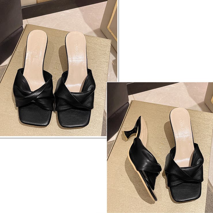 ヒールサンダル ミュールサンダル 美脚夏 | Miniministore | 詳細画像11 