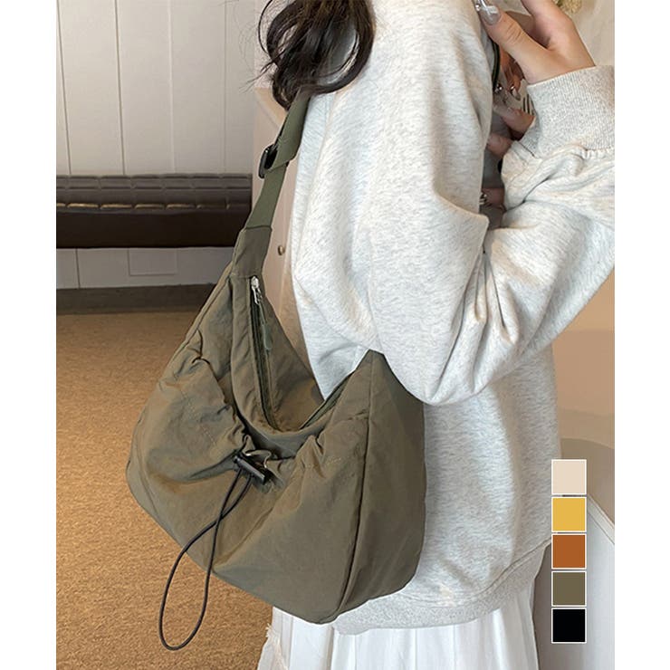 ショルダーバッグ ナイロン 無地 軽量 | Miniministore | 詳細画像1 