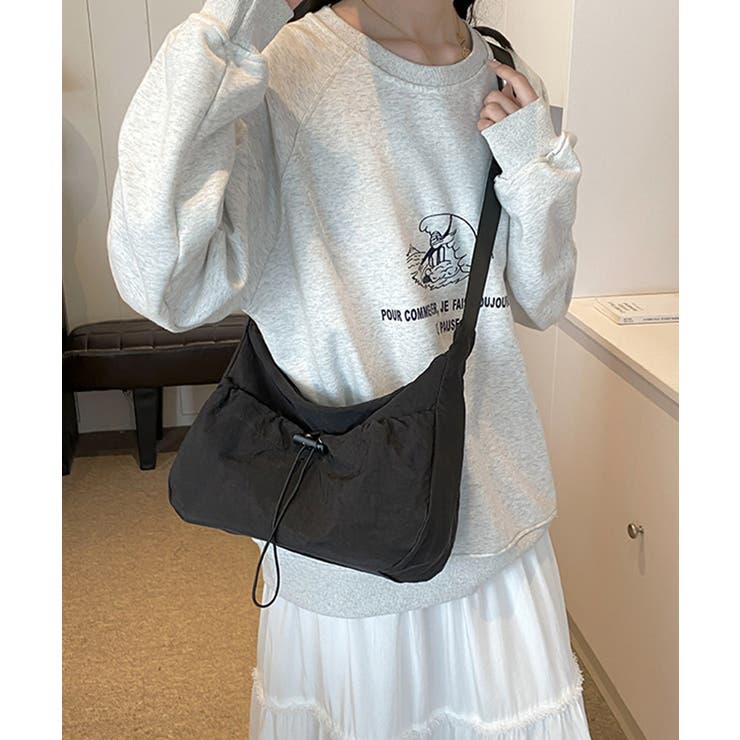 ショルダーバッグ ナイロン 無地 軽量 | Miniministore | 詳細画像4 