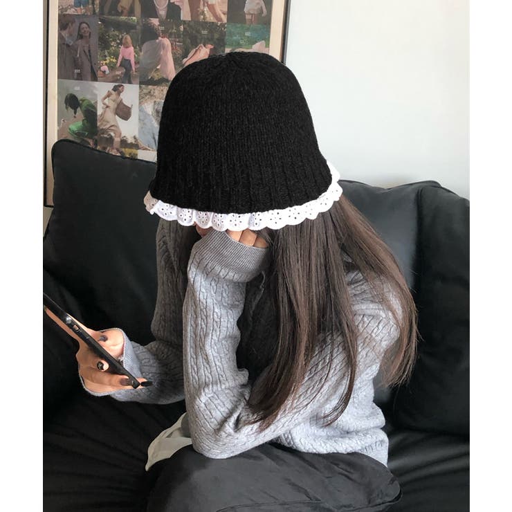 ニットハット レース レディース | Miniministore | 詳細画像9 