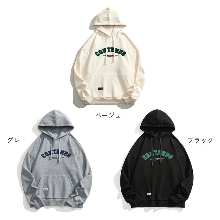 パリコレクション パーカー ワッフル素材 韓国[品番：II000009980 レディース Lサイズ