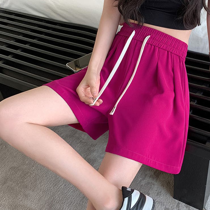 ワイドパンツ カラー短パン 韓国 9色 | Miniministore | 詳細画像14 