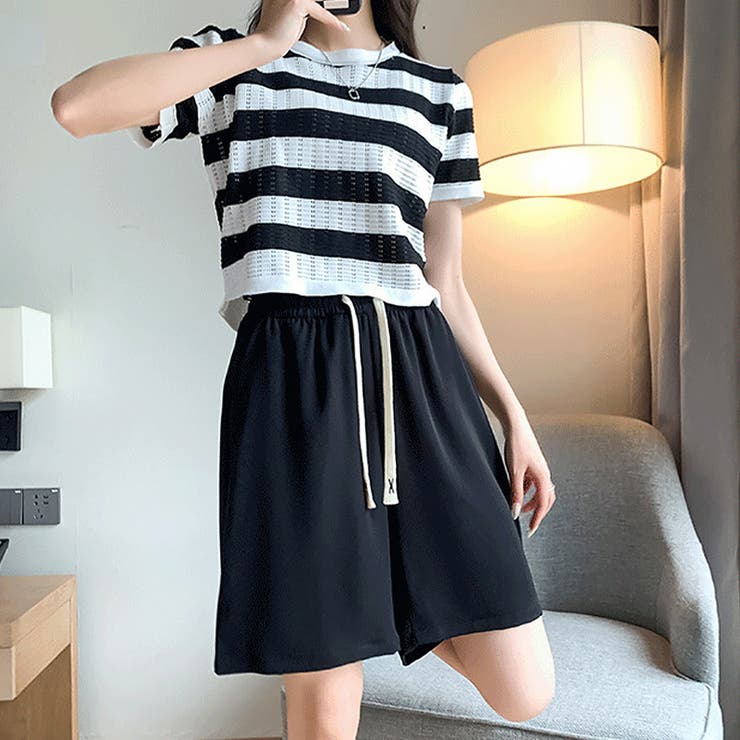 ワイドパンツ カラー短パン 韓国 9色 | Miniministore | 詳細画像5 