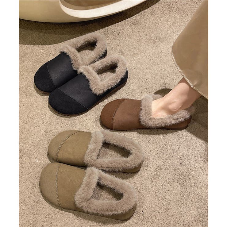 モカシン レディース 裏起毛 冬靴 | Miniministore | 詳細画像1 