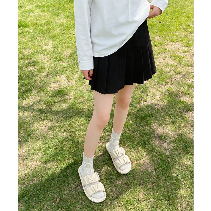 スリッパサンダル レディース ギャザー | Miniministore | 詳細画像18 