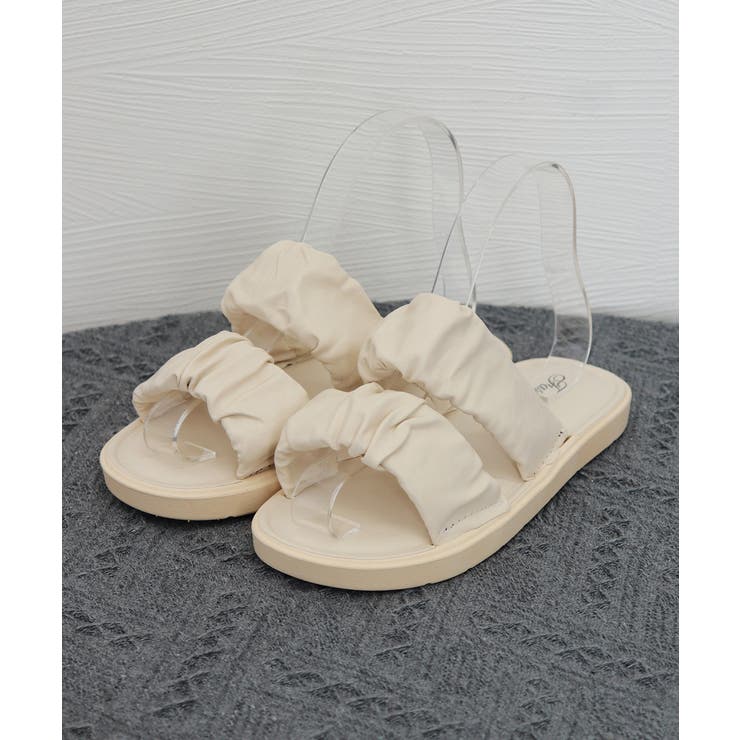 スリッパサンダル レディース ギャザー | Miniministore | 詳細画像23 