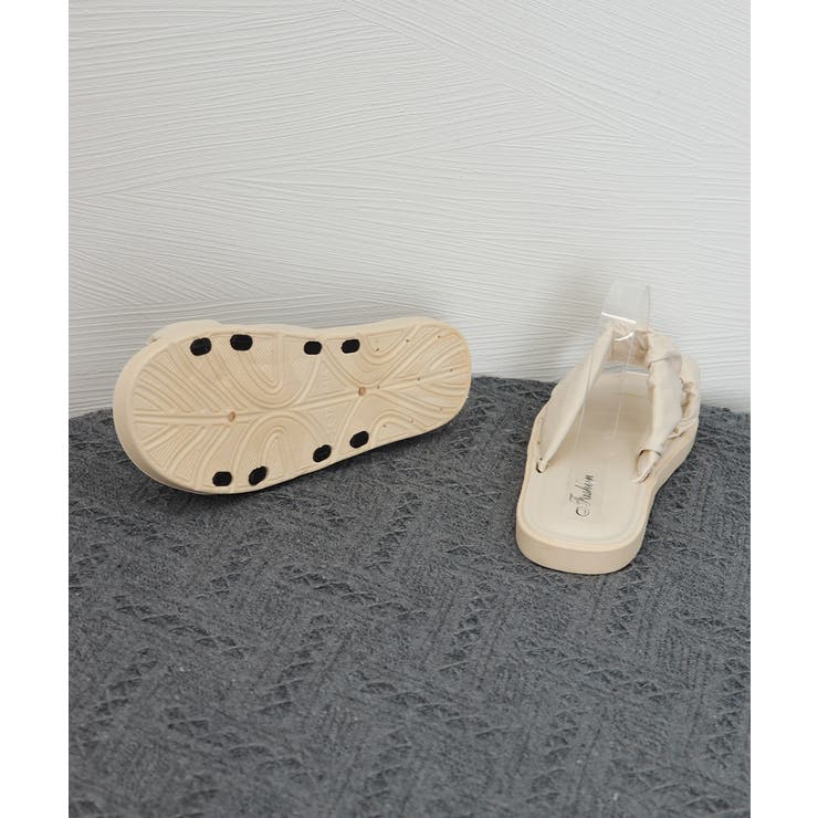 スリッパサンダル レディース ギャザー | Miniministore | 詳細画像25 