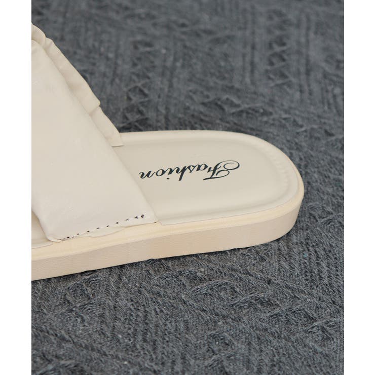 スリッパサンダル レディース ギャザー | Miniministore | 詳細画像27 