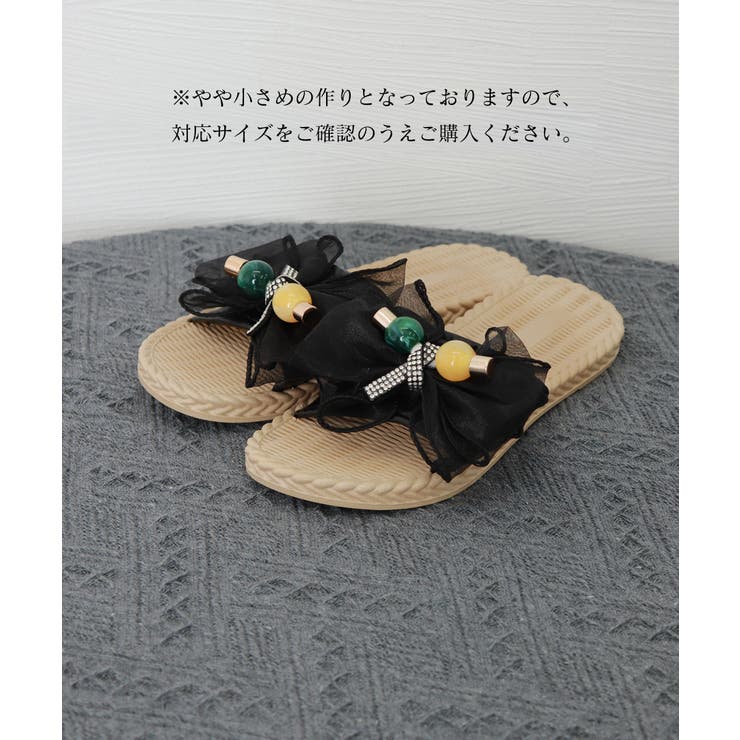 リボンサンダル レディース スリッパ | Miniministore | 詳細画像14 