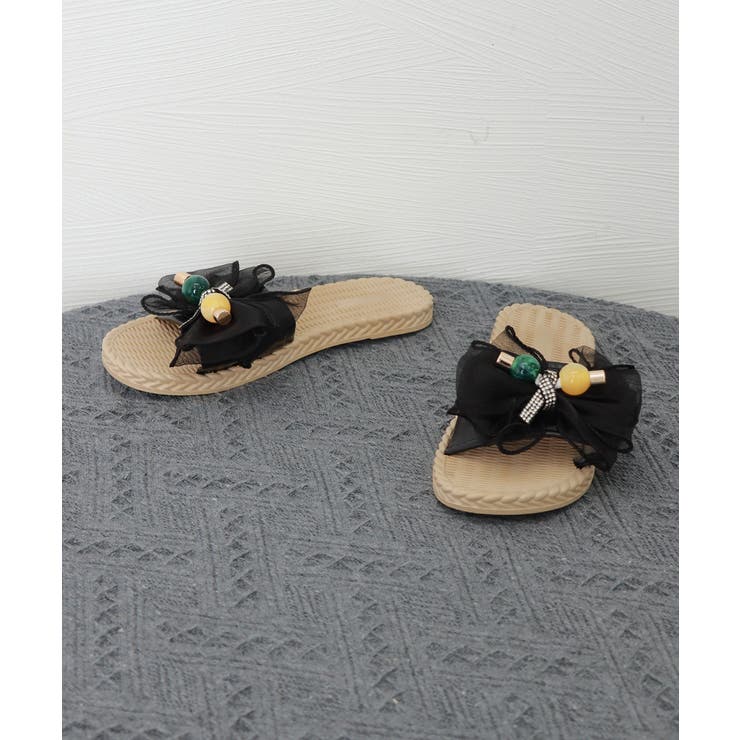 リボンサンダル レディース スリッパ | Miniministore | 詳細画像15 