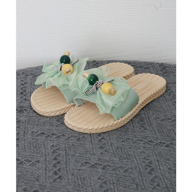 リボンサンダル レディース スリッパ | Miniministore | 詳細画像18 