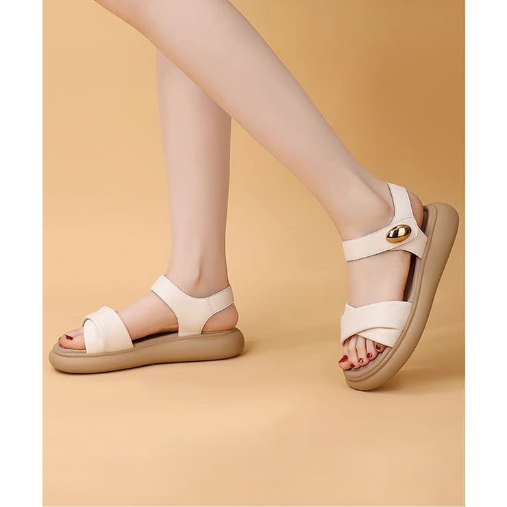 フラットサンダル 厚底サンダル 軽量美脚 | Miniministore | 詳細画像3 