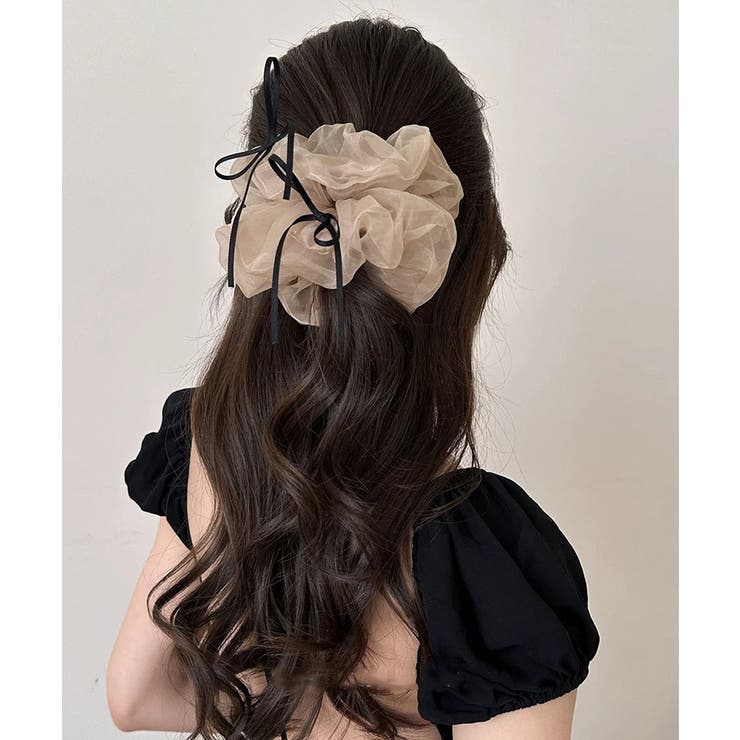 透け感ヘアゴム シュシュ 蝶結び 韓国風 | Miniministore | 詳細画像9 
