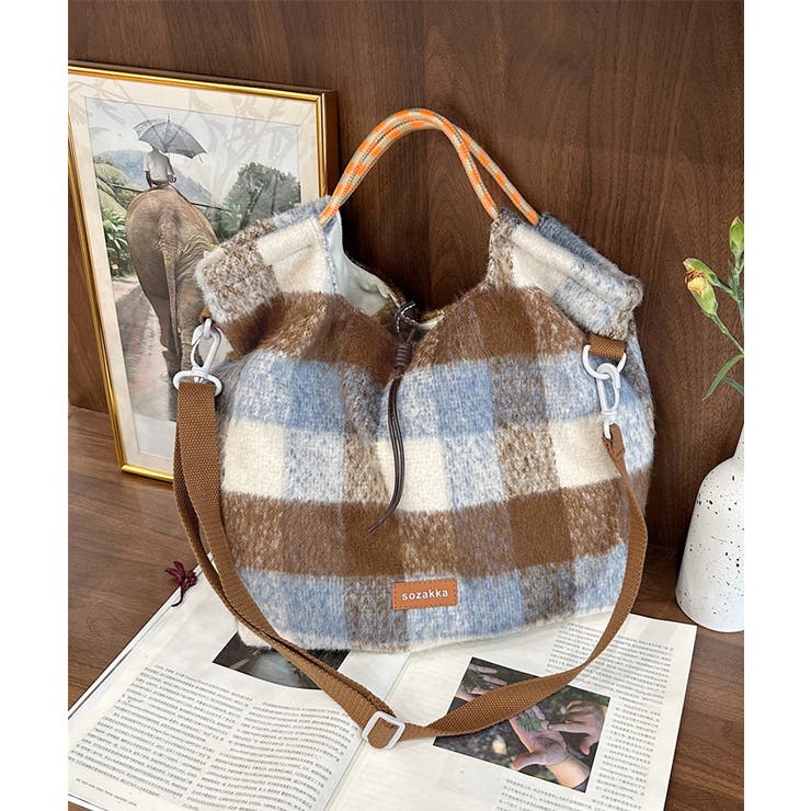 ショルダーバッグ A4トートバッグ 秋冬 | Miniministore | 詳細画像4 