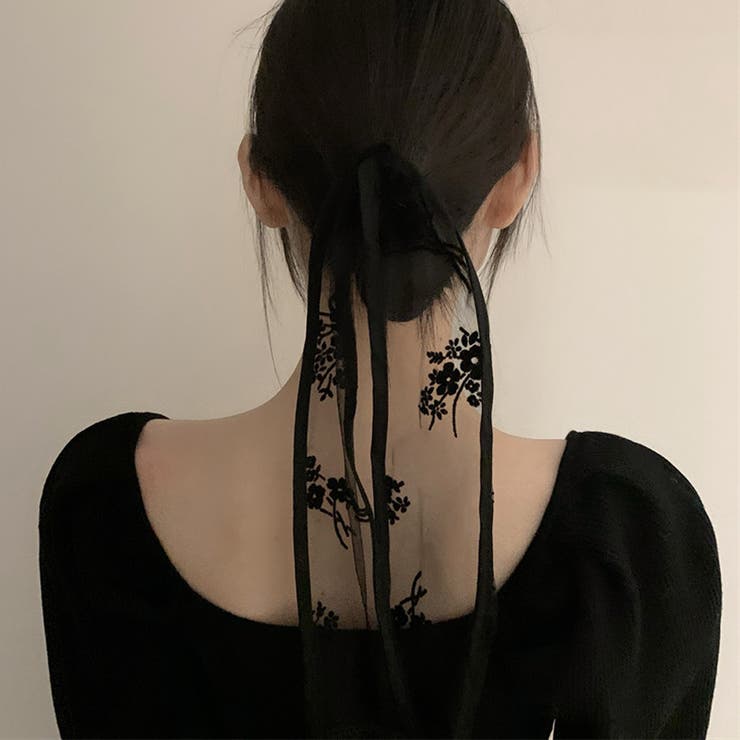 レースヘアバンド スカーフ リボン 韓国 | Miniministore | 詳細画像4 