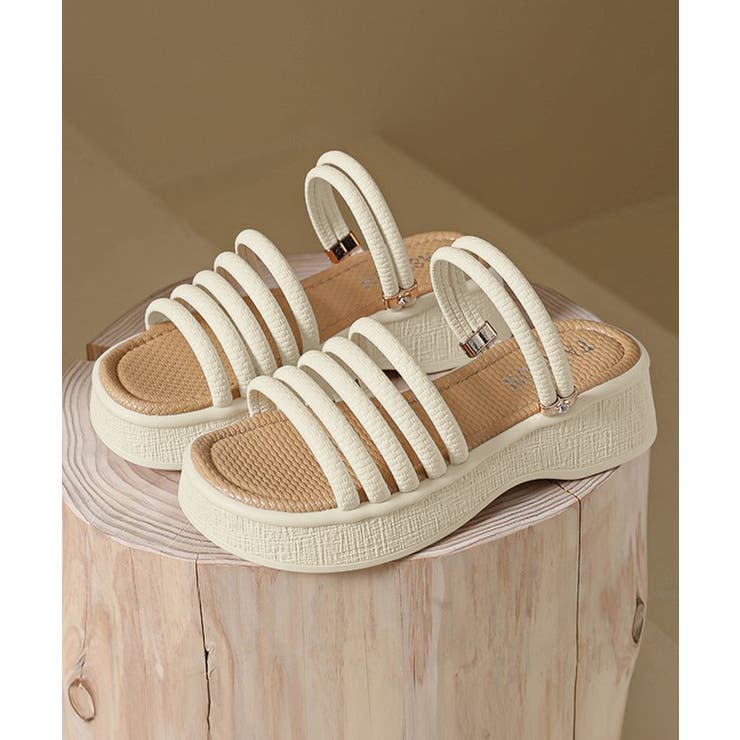 ストラップサンダル レディース 太ヒール | Miniministore | 詳細画像19 