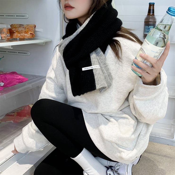 ニットマフラー 配色 レディース 秋冬 | Miniministore | 詳細画像5 