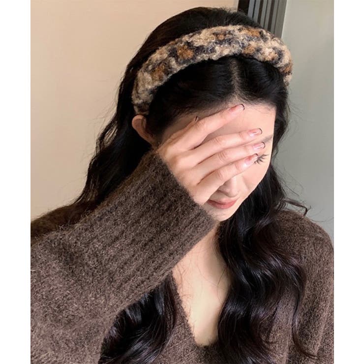 カチューシャ ふわふわ レオパード柄 | Miniministore | 詳細画像2 