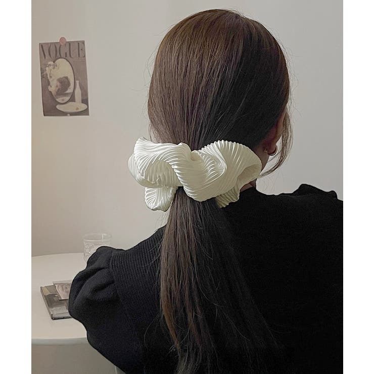プリーツシュシュ ヘアゴム ボリューム | Miniministore | 詳細画像3 
