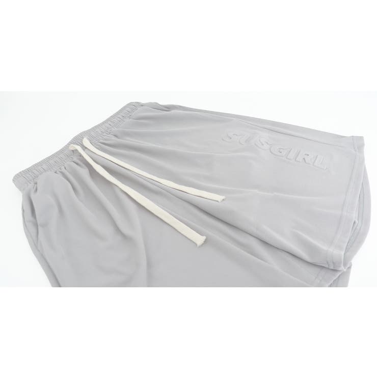 ショートパンツ エンボス英字ロゴ 夏 | Miniministore | 詳細画像3 