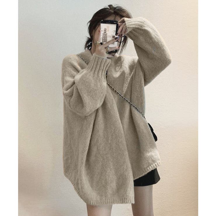 トッパーカーディガン ニット 秋冬羽織り | Miniministore | 詳細画像3 