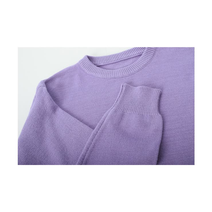 ニットセーター リブニット 秋冬 長袖 | Miniministore | 詳細画像11 