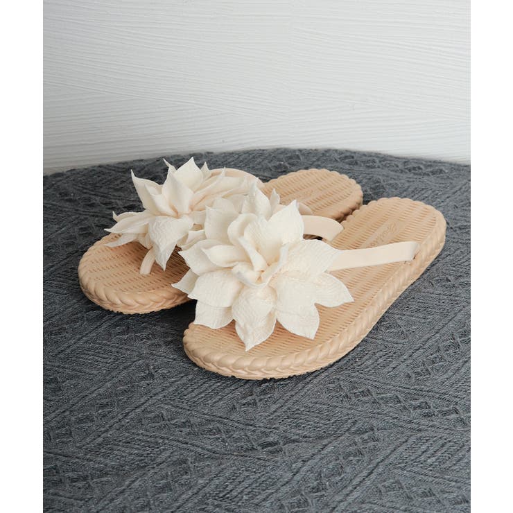 ビーチサンダル 花飾り トングサンダル | Miniministore | 詳細画像13 