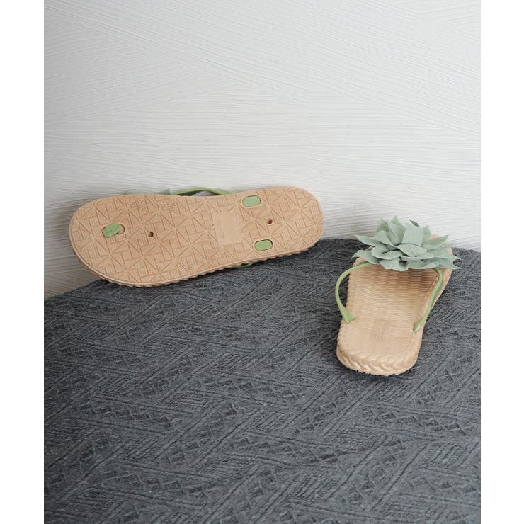 ビーチサンダル 花飾り トングサンダル | Miniministore | 詳細画像17 