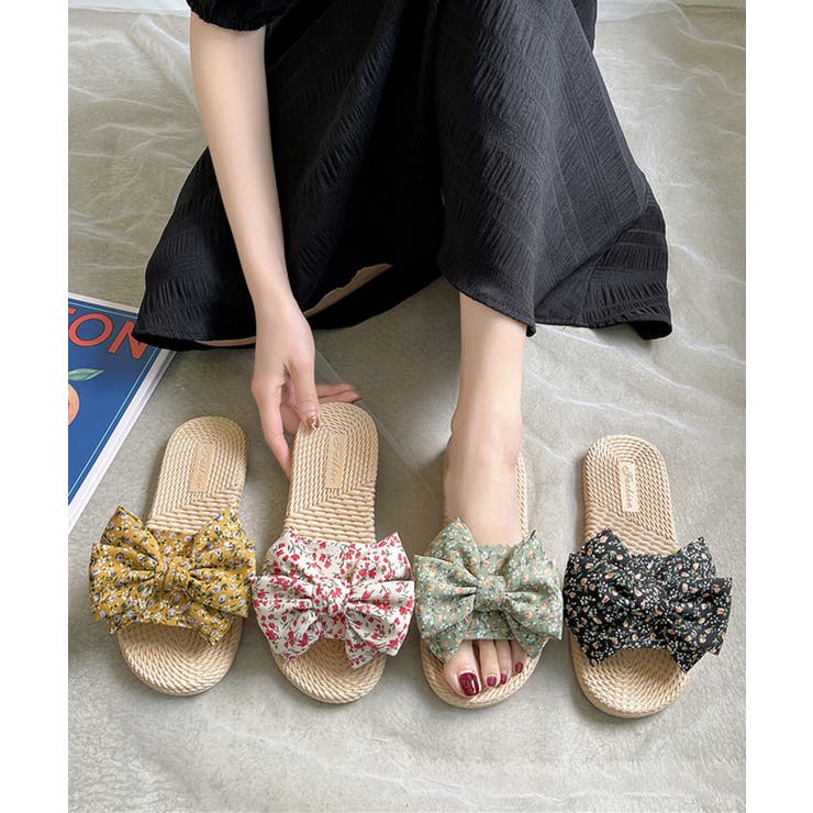 ビーチサンダル スリッパ 小花柄 夏 | Miniministore | 詳細画像1 