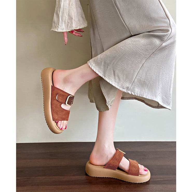 厚底 ミュールサンダル レディース 夏 | Miniministore | 詳細画像12 