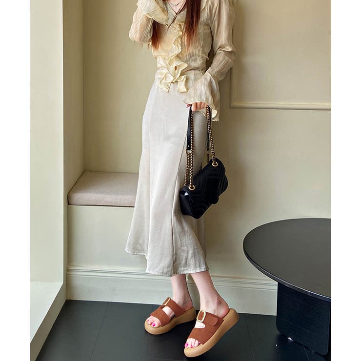 厚底 ミュールサンダル レディース 夏 | Miniministore | 詳細画像15 