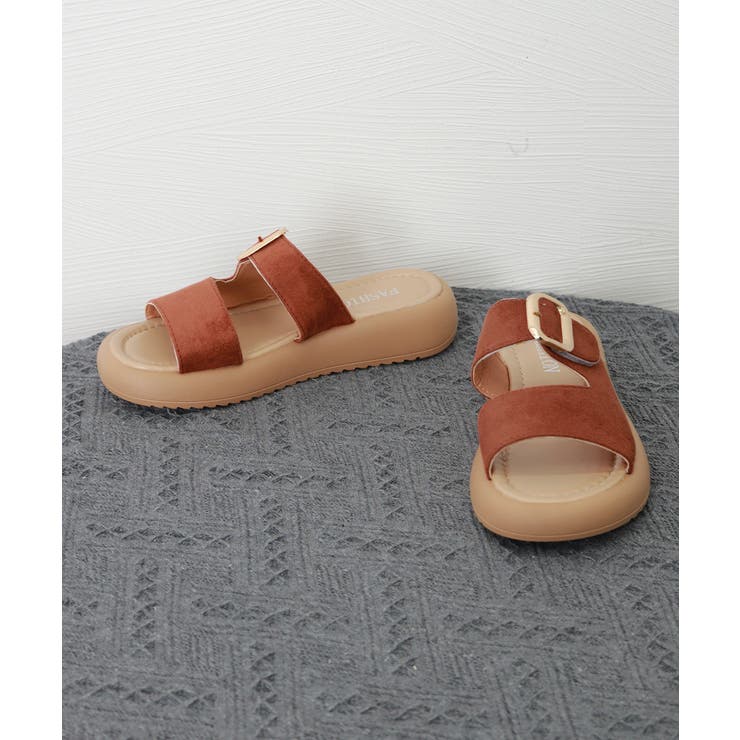 厚底 ミュールサンダル レディース 夏 | Miniministore | 詳細画像19 