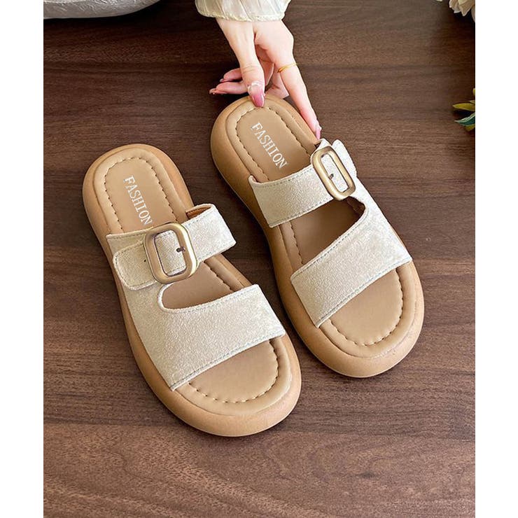 厚底 ミュールサンダル レディース 夏 | Miniministore | 詳細画像4 