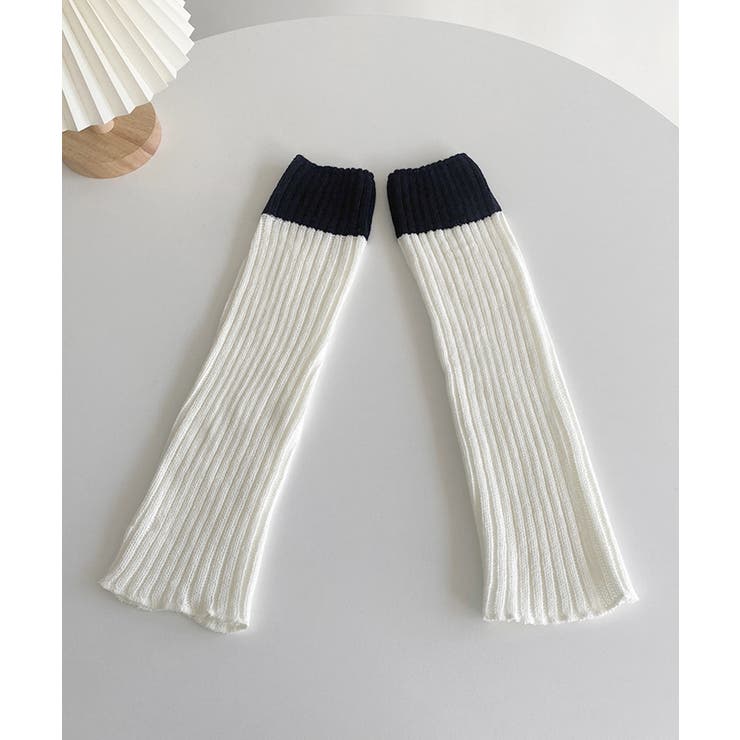 【Munsingwear 】新品未使用品　レッグウォーマー　残り1点 miniministore レッグウォーマー 配色靴下 レディース【ゆう